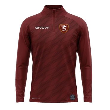 HALF ZIP ALLENAMENTO GRANATA